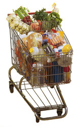 Full Shopping Cart for a Family of Two (2) 